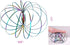 YOFOBU 9 Pack Flow Spinner Ring Arm Magic Spring Arm Flow Sculpture Ring Colored Magic Kinetic Spring Interactive