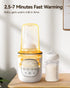 8 1 LAREX Bottle Warmer, Fast Baby Bottle Warmer for Breastmilk and Formula, with Timer and Accurate Temp Control