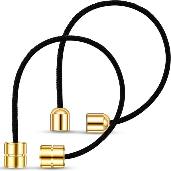 2 Pcs Copper Worry Fidget Beads - Handmade Begleri Fidget Toy Cylinder and Bell Shaped Beads for Relaxation