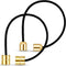 2 Pcs Copper Worry Fidget Beads - Handmade Begleri Fidget Toy Cylinder and Bell Shaped Beads for Relaxation