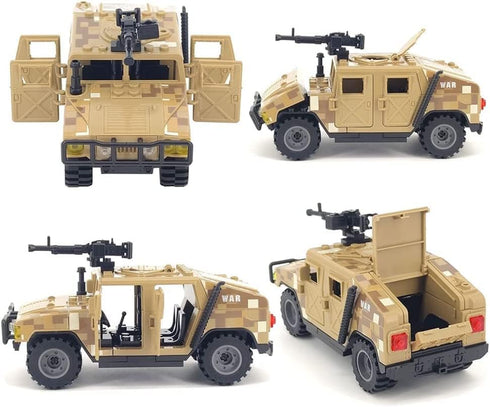 Armored Vehicle Building Block Military Vehicle Toy for Ages 6-12+, Army Battle Brick, Military Car Model Gifts for Boys