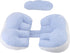 NOENNULL 100% U Shaped Pregnancy Pillow for Side Sleepers - Full Body Maternity Pillow with Back Support - Cotton Soft