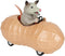 Mcphee Archie Possum in a Peanut Pull Back Toy Car, Model 12967
