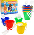 The Dreidel Company Beach Day Playsets (Pack of 12) 5.25" Sand Bucket