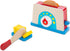Set (9 Melissa & Doug Bread and Butter Toaster pcs) - Wooden Play Food and Kitchen Accessories