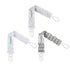 babygoal Baby Neutral Pacifier Clips, 3 Pack Binky Paci Holder and Leash