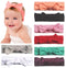 Baby Cotton Knotted Headbands - Girl's Rabbit Ear Hairbands for Newborn, Toddler 8-Pack (Multicoloured, One Size)