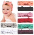 Baby Cotton Knotted Headbands - Girl's Rabbit Ear Hairbands for Newborn, Toddler 8-Pack (Multicoloured, One Size)