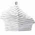 Multi-use Baby Car Seat Cover – Nursing Cover-Up for Breastfeeding, Canopy Cover, Stroller Covers (White with Black