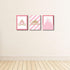 7.5 10 inches Set 3 Big Dot of Happiness Little Princess Crown - Castle Nursery Wall Art and Kids Room Decorations
