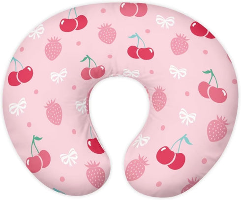 Tnasranmo Cherry Nursing Pillow Cover, Chic Nursing Pillow Case for Mon Breast Friend