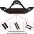 INJORA RC Front Bumper Metal with LED Light for 1:10 RC Crawler TRX-4 Axial SCX10 SCX10 II 90046 SCX10 III AXI03007