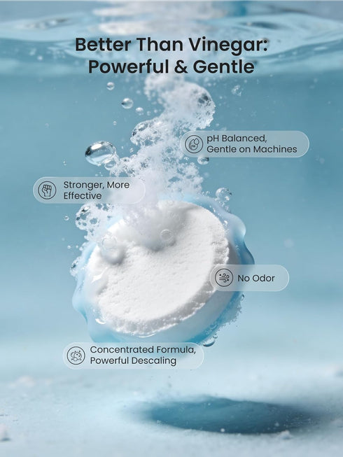 40 Count Momcozy GROWNSY Descaling Tablets for Bottle Washers, Descaler Tablets to Remove Limescale & Mineral Buildup