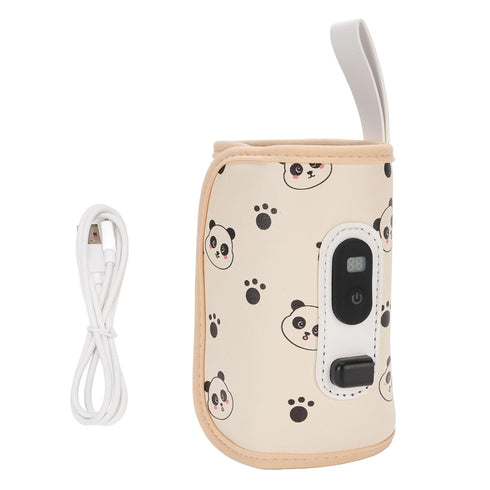 Kikumi Baby Bottle Warmer with LED Display, Precise Temperature Control, USB, Fast Milk