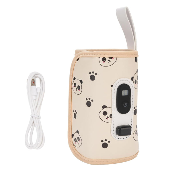 Kikumi Baby Bottle Warmer with LED Display, Precise Temperature Control, USB, Fast Milk
