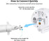 HB65/HB6550/HB6558/HB66/HB248, SM935E/SM650/Bonoch/ChildsFarm/Eufy Universal Baby Monitor Wall Mount Holder, Compatible