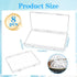GRETJOB 8 7.48 5.11 0.67 Pcs Clear Flat Breast Milk Freezer Storage Organizer, Space Saving Breastmilk Freezer Tray