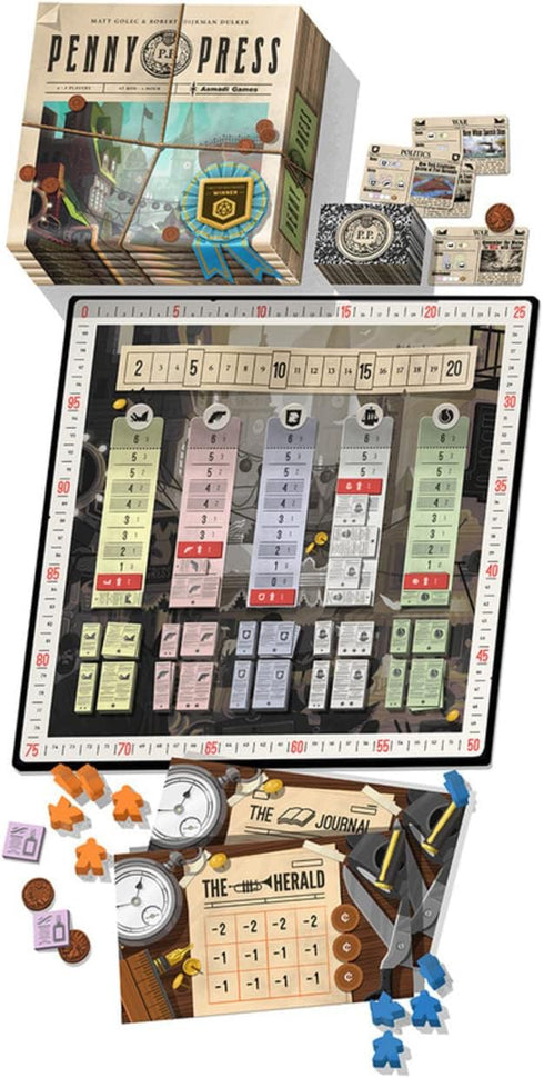 Asmadi Games Penny Press - Fun Game for Family and Friends