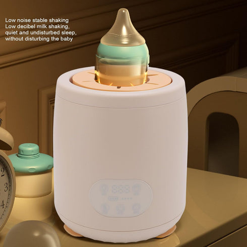 Sunisfa 4 5 50-75mm, Baby Milk Bottle Shaker, Automatic Mixing Speeds Timers, Low Noise & Night Light, Rechargeable