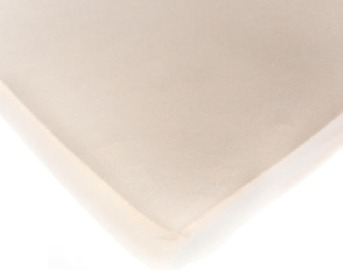 Natural Interlock Jersey Crib Sheet in Organic Cotton - Perfect Fit for Your Baby