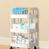 Baby Diaper Cart with Wheels and Handle, 3 Tier Rolling Cart Organizer for Storage Baby Clothes, Wipes, Bibs
