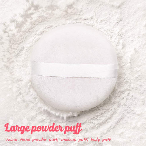 Set Adorable Newborn Gift - Baby Powder Puff & Belly Band