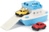Blue/White Green Toys Ferry Boat with Mini Cars Bathtub Toy, Standard