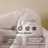 41x48in zzlamb Toddler Comforter Baby Down Blanket, Lightweight & Breathable Small Crib Quilt All Season Duvet Insert