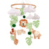 Safari Baby Mobile, Jungle Mobile for Crib, Crib Mobile for Boys and