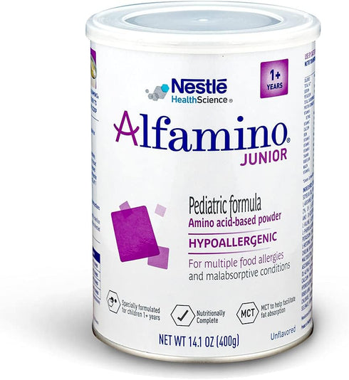 Junior Amino Acid Based Pediatric Formula, Unflavored, 14.1 Oz Canister (Packaging May Vary)