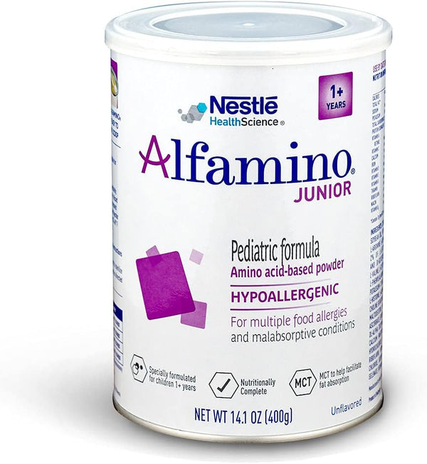 Junior Amino Acid Based Pediatric Formula, Unflavored, 14.1 Oz Canister (Packaging May Vary)