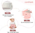Colic and Gas Relief for Newborns - Flaxseed Heated Tummy Wrap, Baby Swaddling Belt for Upset Stomach Relief (Pink)