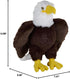 12 Inches, Wild Republic Cuddlekins Eco Bald Eagle, Stuffed Animal, Plush Toy, Fill is Spun Recycled Water Bottles, Eco