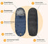 6-36 Zooawa Stroller Bunting Bag Universal, Waterproof Baby Stroller Footmuff, Stroller Sleeping Bag for Cold Weather