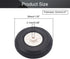 Fielect 1.5 inch RC Model Airplane Super Light Sponge Tire Tail Wheel Tire and Wheel Sets for RC Car Airplane PU Sponge Tire with Plastic Hub