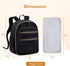 mommore Neoprene Mini Diaper Bag Backpack for Newborn, Small Travel Baby Bag with Insulated Pockets