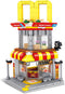 Building Blocks City Street View Toy: 3D DIY Bricks Set, Unique Home Decor, 244PCS Burger Shop