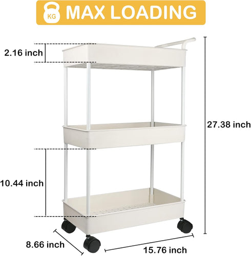 Volnamal Baby Essentials Organizer - Diaper Caddy for Changing Table & Crib