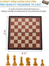 PGDOV Sets 9.5 Inches Set 2-Player Chess Magnetic Board Games - Travel Chess for Teenager & Adults, Wooden-Style