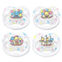 LittleForBig Bigshield Generation-II Adult Sized Pacifier Printed Set - Little Circus Pattern