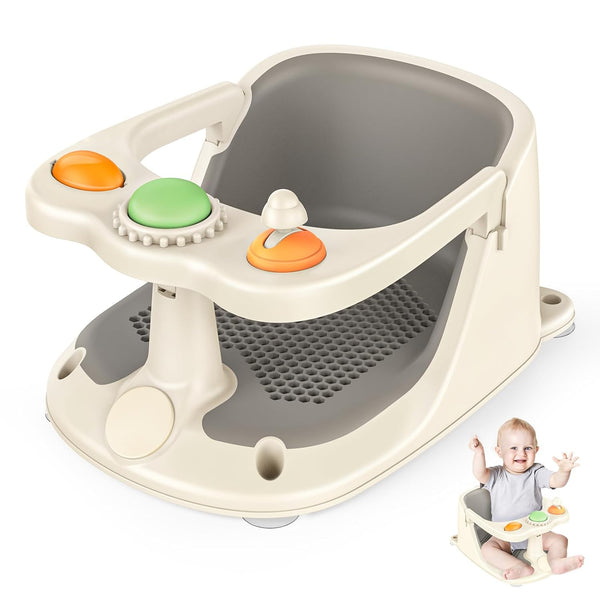 ZWRTU Baby Bath Seat for Babies 6 Months & Up - Non-Slip Toddler