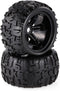 Goolsky 2pcs 3.6 Inch Monster Truck Wheel Rim and Tire for 1/8 Traxxas HSP HPI E-MAXX Savage Flux RC Car