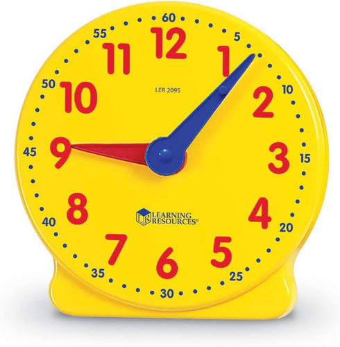 Learning Resources Big Time Student Clock - Teaching & Demonstration Clock for Ages 5+