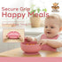 Happy Munchkins Set 9 Essentials-6+ Silicone Baby Feeding | PCS Baby Led Weaning Supplies Feeding Utensils | Divided