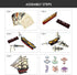 CubicFun 3D Ship Puzzles for USS Constitution Sailing Boat Models, 193 Pieces for Adults and Teens
