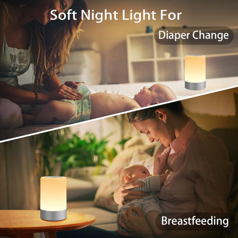 G Keni Cordless Desk Lamp with Ultra Bright Night Light and Wireless Charging