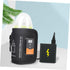 Toddmomy Portable USB Bottle Warmer Temperature Heating Wrap for Milk Travel Friendly Design with LCD Display for Go