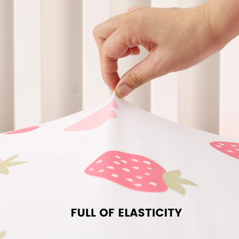 52x28 Inch Set 2 52x28 Inch (Pack 2)) Baby Crib Sheets Girl, Toddler Bed Sheets Fitted for Standard Crib Mattress