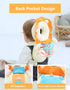 Backpack Sets JunNeng Baby Head Protector with Squeaker, Knee Pads, Anti-Slip Socks, Yellow Lion