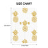 Hcpwzrf Summer Gold Pineapple Baby Car Seat Cover & Nursing Cover - Breathable Stretch Multi-Use Cover